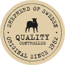 Shepherd of Sweden, natural Sheepskin. Quality controlled.